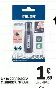 E.Leclerc Milán - cinta correctora cilindrica oferta