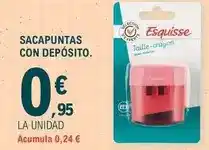 E.Leclerc Esquisse - sacapuntas con depósito oferta