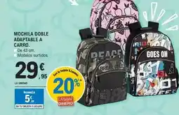 E.Leclerc Mochila doble adaptable a carro oferta