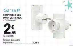 E.Leclerc Garza - adaptador con toma de tierra oferta