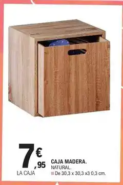 E.Leclerc Caja madera oferta