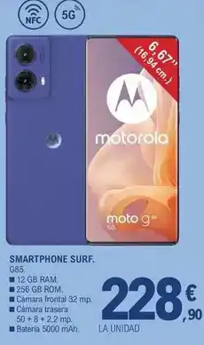 E.Leclerc Motorola - smartphone surf. g85 oferta