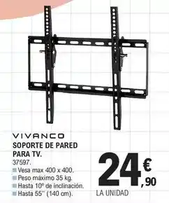 E.Leclerc Vivanco - soporte de pared para tv oferta
