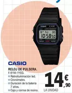 E.Leclerc Casio - reloj de pulsera oferta