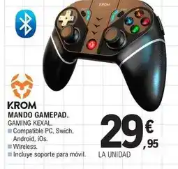 E.Leclerc Krom - mando gamepad oferta