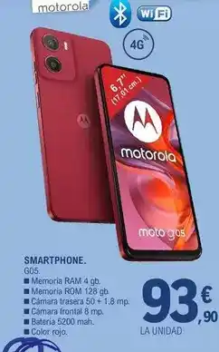 E.Leclerc Motorola - smartphone g05 oferta