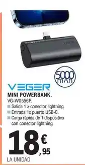 E.Leclerc Veger - mini powerbank oferta