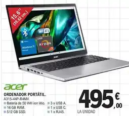 E.Leclerc Acer - ordenador portatil oferta