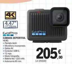 E.Leclerc Gopro - camara deportiva oferta