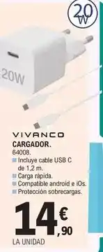 E.Leclerc Vivanco - cargador oferta