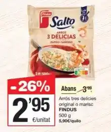 SPAR Fragadis Findus - arros tres delicies original o marisc oferta