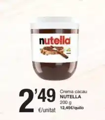 SPAR Fragadis Nutella - crema cacau oferta