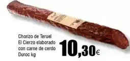 FROIZ El cierzo - chorizo de teruel elaborado con carne de cerdo duroc oferta