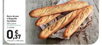 Carrefour Express Carrefour Barra De Pan O Baguette 250g oferta