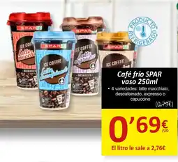 SPAR SPAR Café frío vaso oferta