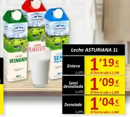 SPAR ASTURIANA Leche oferta