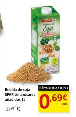 SPAR SPAR Bebida de soja sin azúcares añadidos oferta