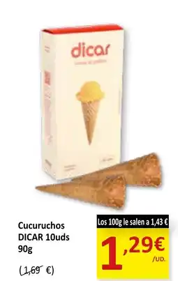 SPAR DICAR Cucuruchos oferta