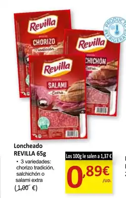 SPAR REVILLA Loncheado oferta