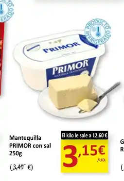 SPAR PRIMOR Mantequilla con sal oferta