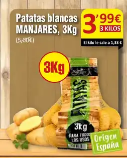 SPAR MANJARES Patatas blancas oferta