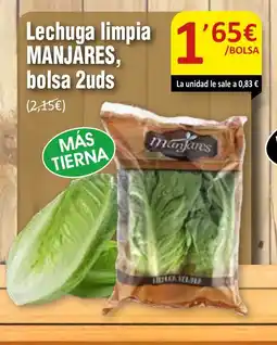 SPAR MANJARES Lechuga limpia oferta