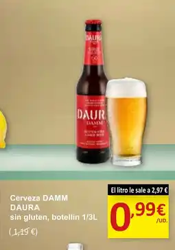SPAR DAMM DAURA Cerveza oferta