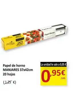 SPAR MANJARES Papel de horno oferta