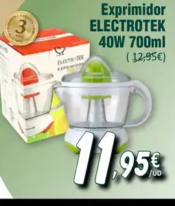 SPAR ELECTROTEK Exprimidor oferta