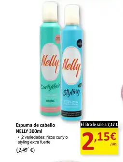 SPAR NELLY Espuma de cabello oferta