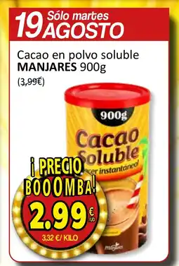 SPAR MANJARES Cacao en polvo soluble oferta
