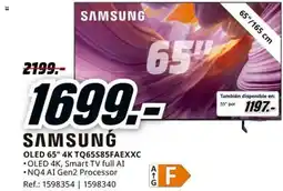 MediaMarkt SAMSUNG OLED 65" 4K TQ65S85FAEXXC oferta