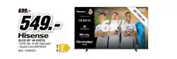 MediaMarkt HISENSE QLED 65" 4K 65E7Q oferta