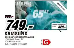 MediaMarkt SAMSUNG QLED 65" 4K TQ65Q7FAAUXXC oferta