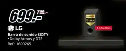 MediaMarkt LG Barra de sonido S80T• Dolby Atmos y DTS oferta
