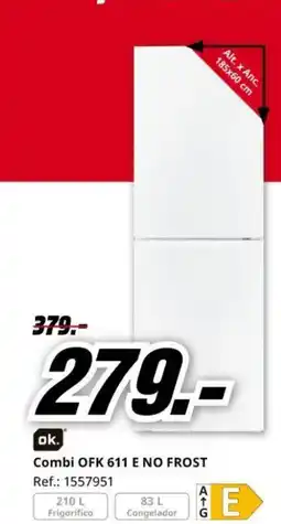 MediaMarkt Combi OFK 611 E NO FROST oferta