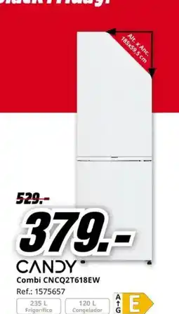 MediaMarkt CANDY Combi CNCQ2T618EW oferta
