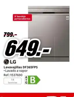 MediaMarkt LG Lavavajillas DF365FPS oferta