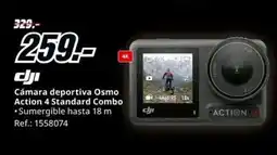 MediaMarkt Cámara deportiva Osmo Action 4 Standard Combo oferta