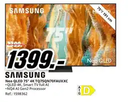 MediaMarkt SAMSUNG Neo QLED 75" 4K TQ75QN70FAUXXC oferta