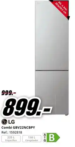 MediaMarkt LG Combi GBV22NCBPY oferta