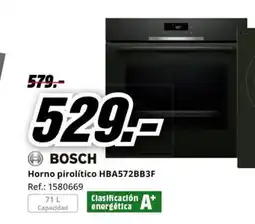 MediaMarkt BOSCH Horno pirolítico HBA572BB3F oferta