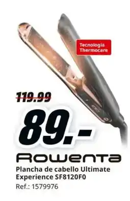 MediaMarkt ROWENTA Plancha de cabello Ultimate Experience SF8120F0 oferta