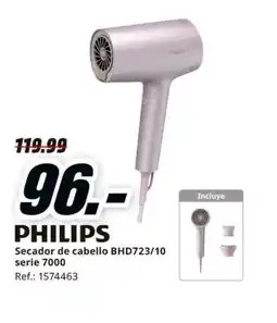 MediaMarkt PHILIPS Secador de cabello BHD723/10 serie 7000 oferta