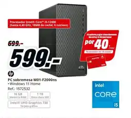 MediaMarkt HP PC sobremesa M01-F2000ns oferta