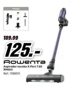MediaMarkt ROWENTA Aspirador escoba X-Pert 7.60 RH6A3 oferta