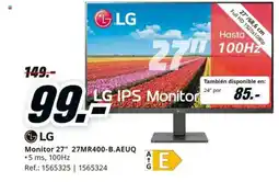 MediaMarkt LG Monitor 27" 27MR400-B.AEUQ oferta