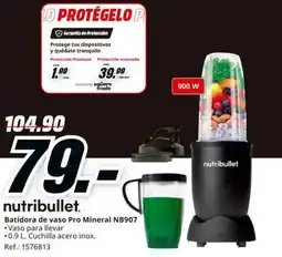 MediaMarkt NUTRIBULLET Batidora de vaso Pro Mineral NB907 oferta
