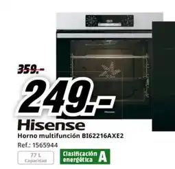 MediaMarkt HISENSE Horno multifunción BI62216AXE2 oferta