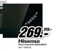 MediaMarkt HISENSE Placa inducción HI6321BSCE oferta